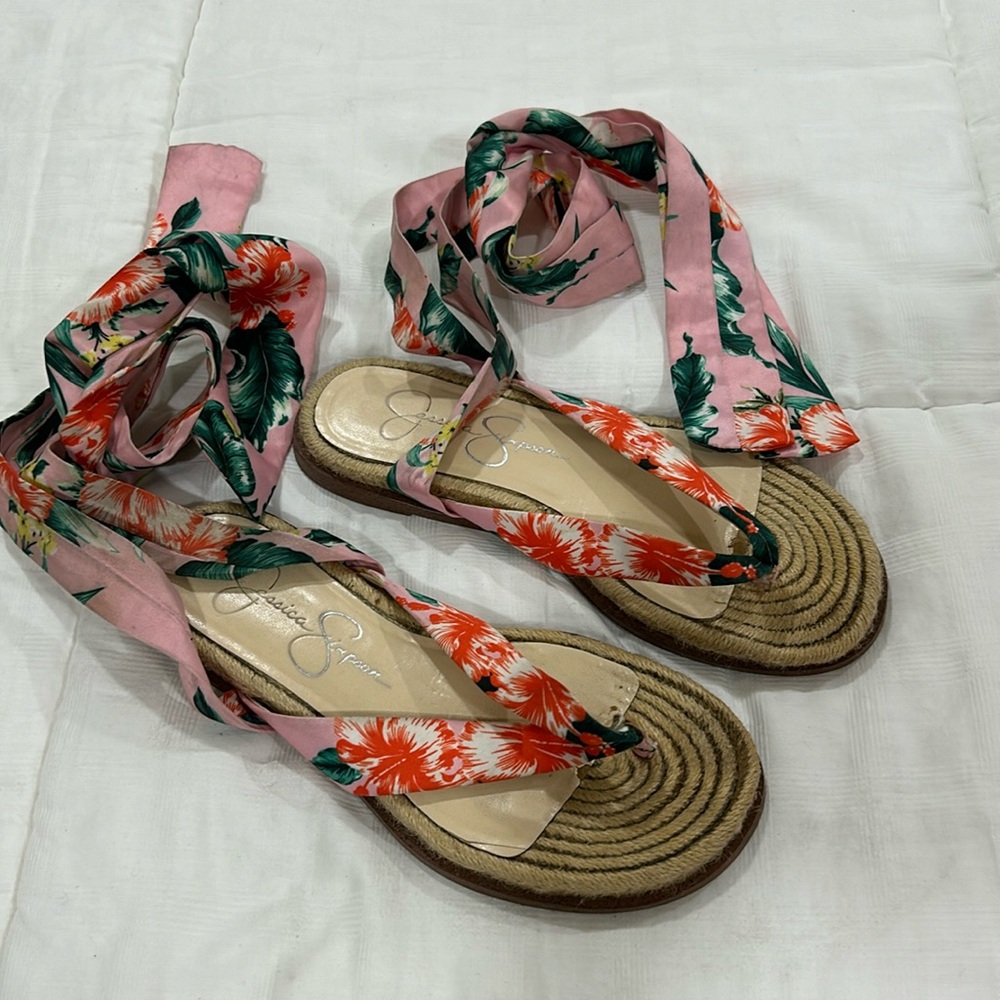 Lace up sandals - Jessica Simpson - size 5